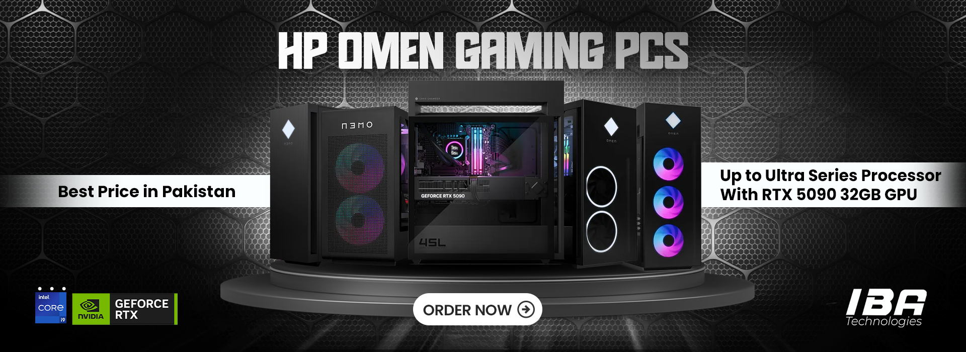 ho omen gaming pcs banner