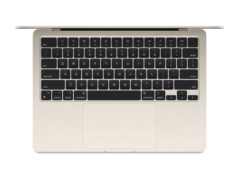 MacBook Air M4 MW0Y3 | 13.6-inch Liquid Retina | 16GB Unified Memory, 256GB SSD — Starlight - Image 4